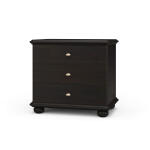 Luna 3 Drawer Bedside Table