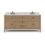 Cholet Double Vanity W/ Sink & Marble Top - Image 4
