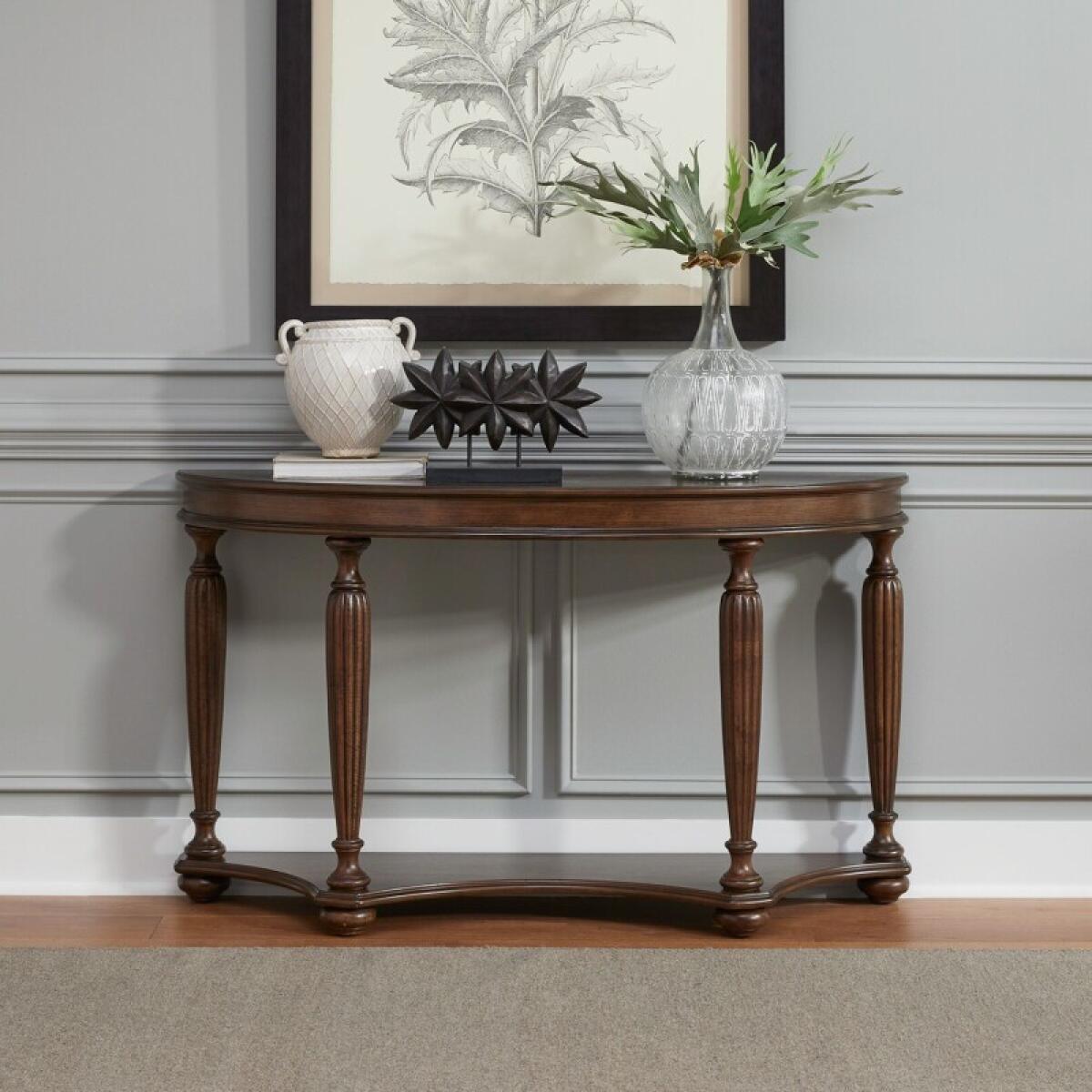 Allington Demilune Sofa Table Sofa Tables Brown 2 Allington Demilune Sofa Table Sofa Tables Brown 2