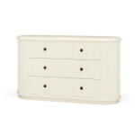 Kraton 3 Drawer Oval Dresser - Image 3