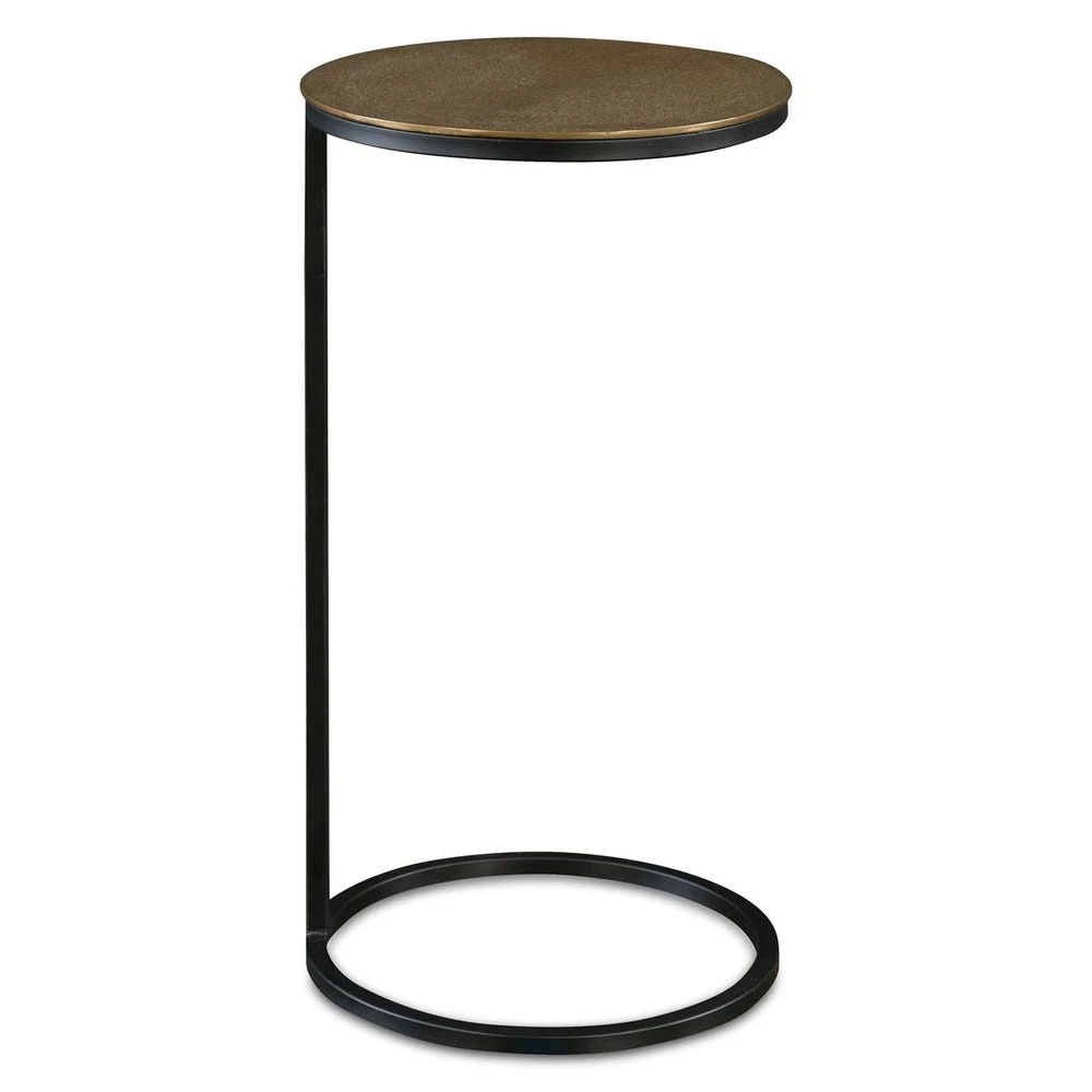 86f496c4404a4c35a17daf0a011343c9 Brunei Accent Table, Gold - Image 1