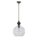 Mendota, 1 Lt Pendant Lighting Clear 14