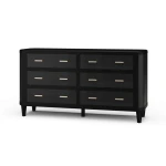 Lexington 6 Drawer Dresser W/ Rattan