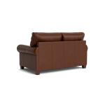 Carolina Leather Roll Arm Loveseat Loveseats Bassett Furniture 13