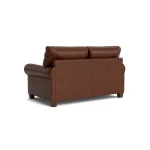 Carolina Leather Roll Arm Loveseat - Image 5
