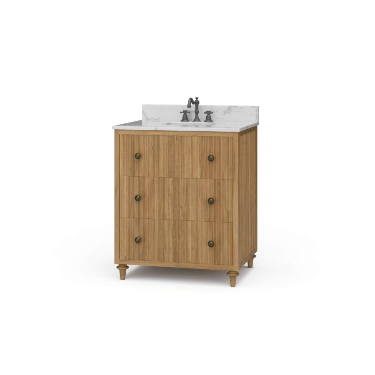 87c50ceb158b50f6221055e919662c95 Kraton Single Vanity W/ Sink & Marble Top - Image 1