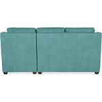 Sectionals 201 Raymond Stationary Sectional with Two-Piece Back Sectionals Blue 18