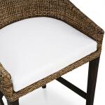 Savanah Rattan Barstool W/ Seat Cushion - Image 3
