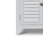 Shutter Vanity W/ Sink & Marble Top - Image 9