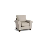 True Custom™ True Custom® Leather Large Roll Arm Accent Chair - Image 2