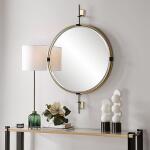 Guardrail Round Mirror Mirrors Gold 13