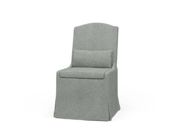 Sierra Slipcovered Dining Chair W/ Castors Chairs & Benches Bramble