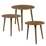 Kasai Coffee Tables, S/3 Cocktail & Coffee Tables Brown 11