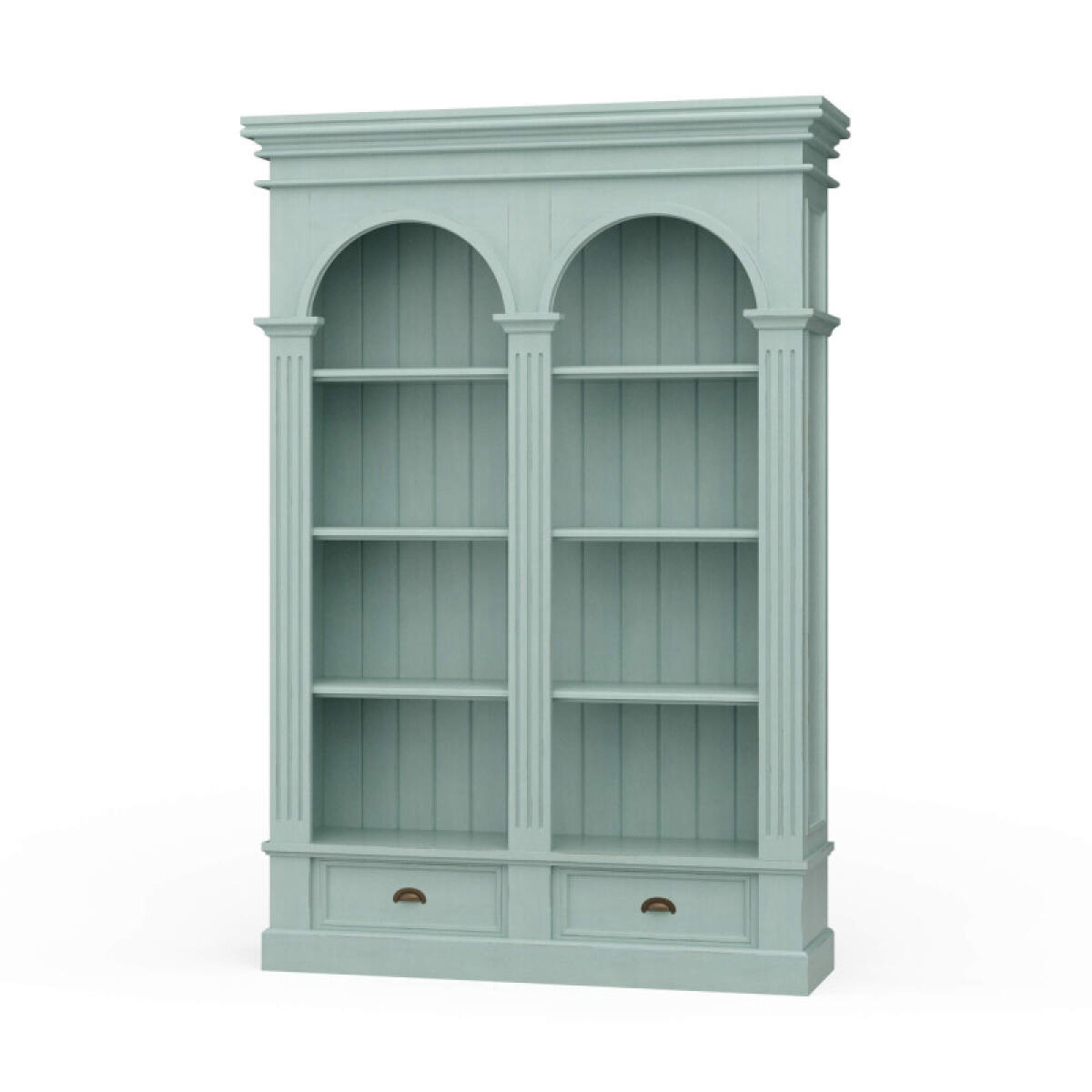 886c43d2ec3a5248219507a969b3bf56 Roosevelt Double Arch Bookcase - Image 1