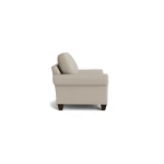 True Custom™ True Custom® Leather Large Roll Arm Accent Chair - Image 3