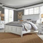 King California Panel Bed, Dresser & Mirror, Night Stand