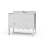 Chloe Single Vanity W/ Sink & Marble Top