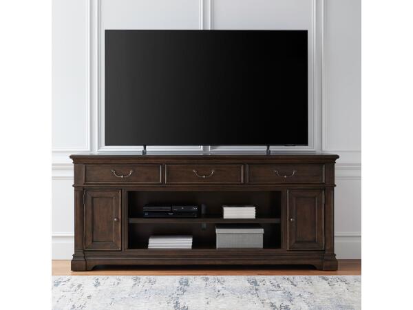 Fireplace TV Consoles 84 Inch Fireplace TV Console Fireplaces Brown