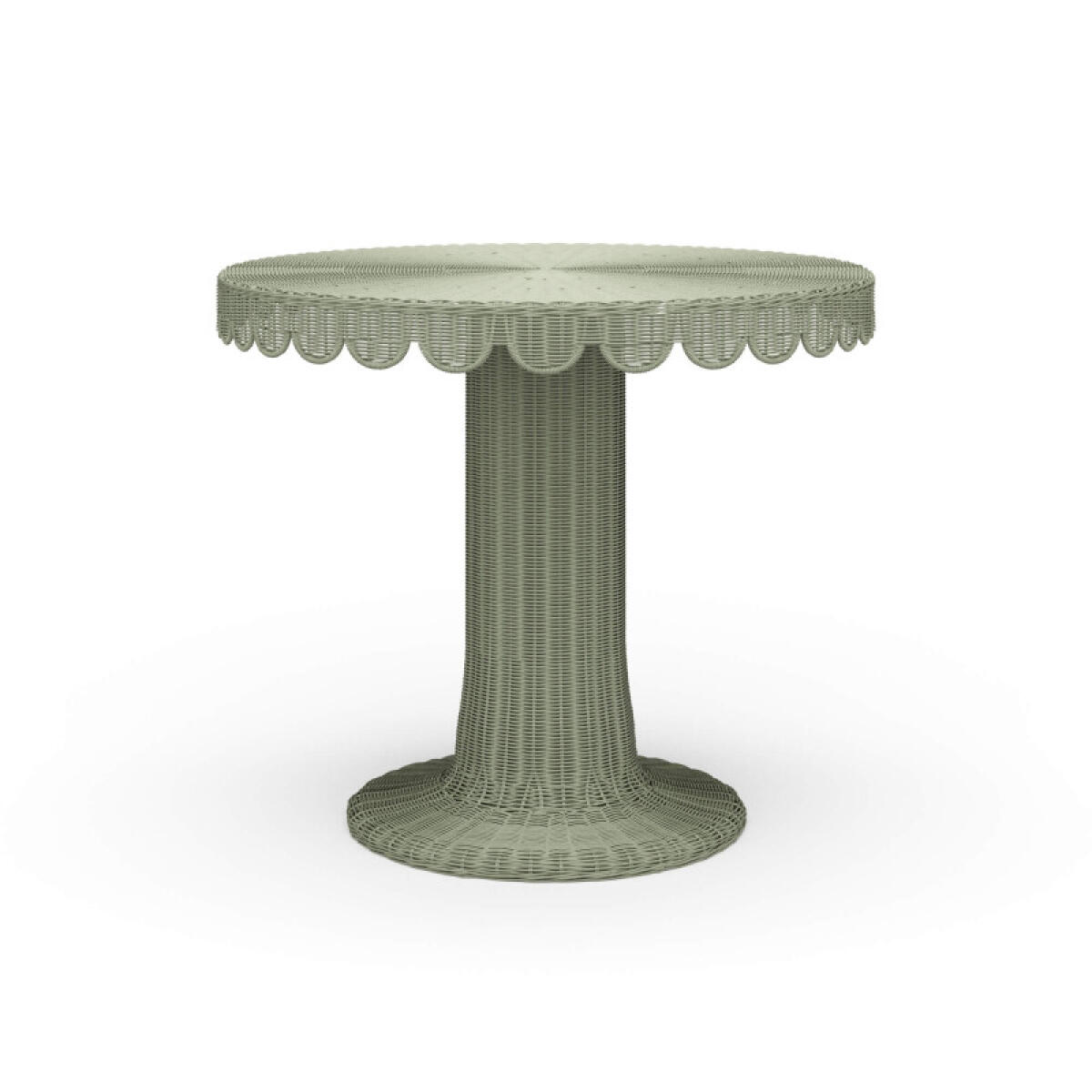894a5d2a2d843ad133e9a6daafe3690a Scalloped Round Bistro Table - Image 1