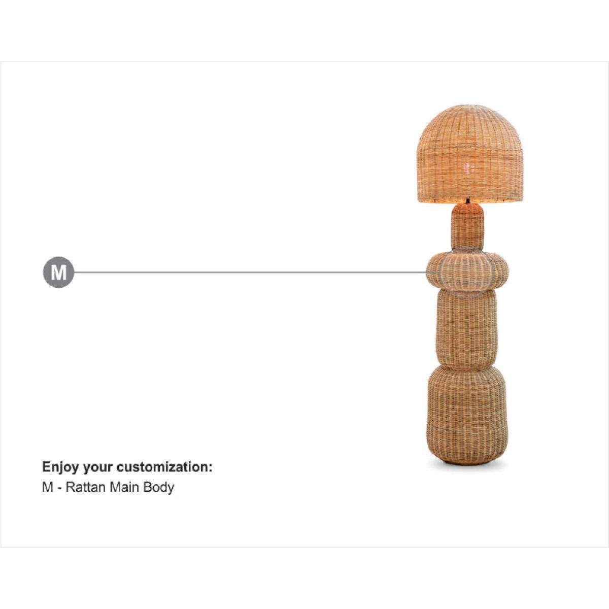 8960eedf7d7e6e61f02e1d004236c0b8 Canggu Rattan Floor Lamp - Image 1
