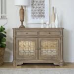 Magnolia Manor Buffet Dining Storage Brown 15