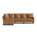 True Custom™ True Custom® Leather Track Arm L-Shaped Sectional - Image 2