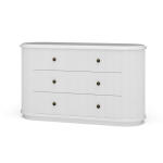 Kraton 3 Drawer Oval Dresser