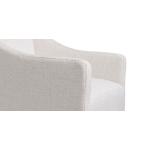 Banks Upholstered Dining Chair with Casters - Image 12