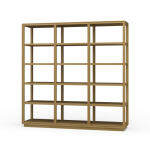 Cohan Bookshelf W/ Rattan