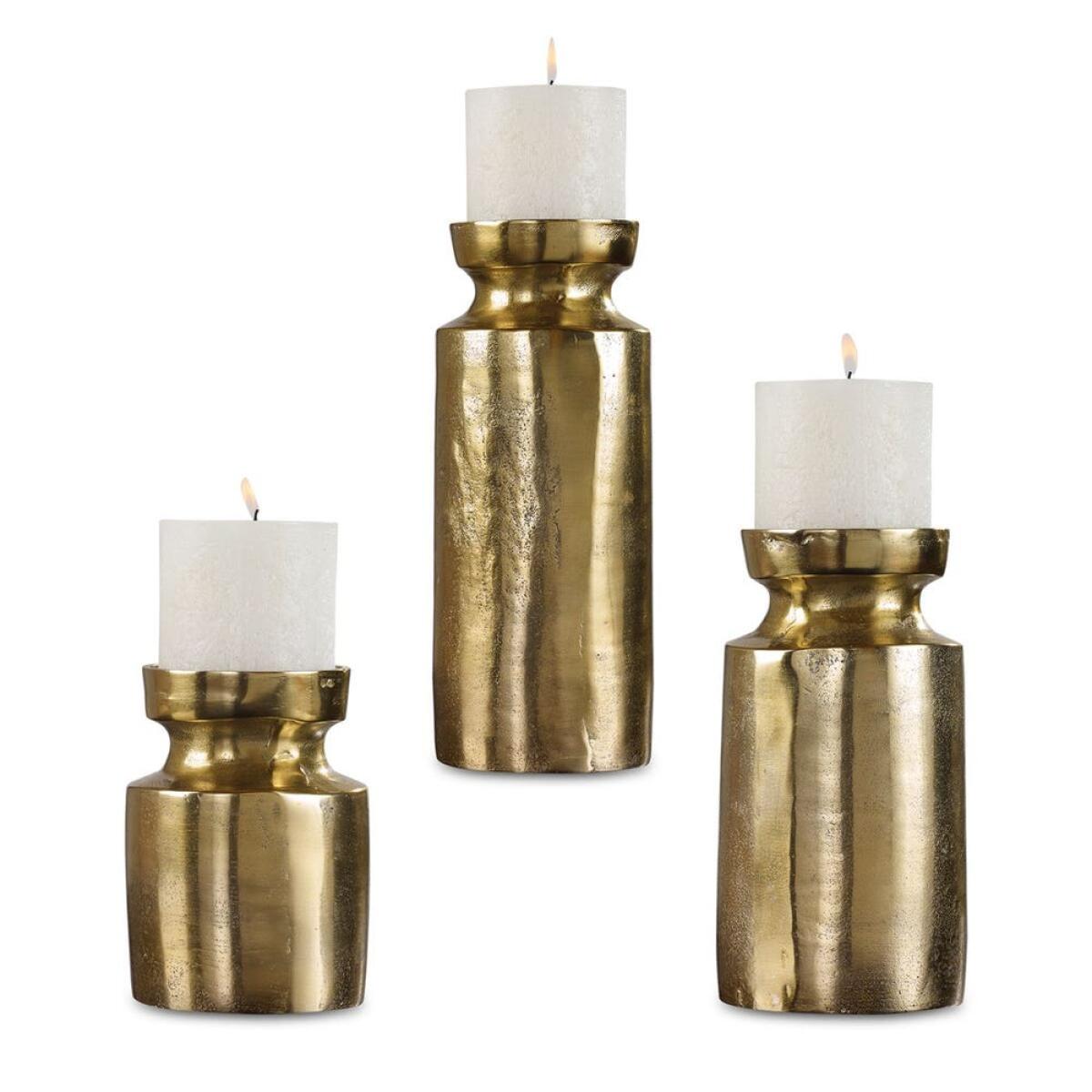 Amina Candleholders, S/3 Accessories Accessories 2 Amina Candleholders, S/3 Accessories Accessories 2