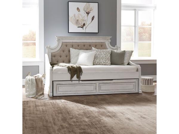 Magnolia Manor Twin Daybed with Trundle Beds Antique White
