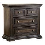 Big Valley Bedside Chest w/ Charging Station Nightstands Brown 12