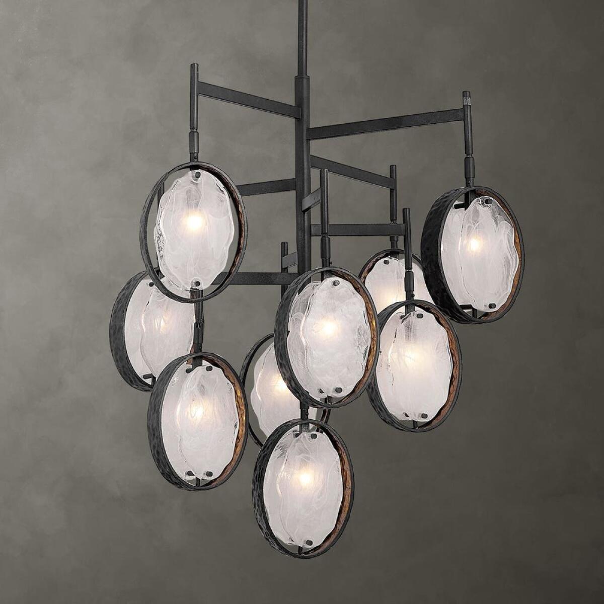 8a14039662a762a5d84ca027daafb89e Maxin, 9 Lt Chandelier - Image 1