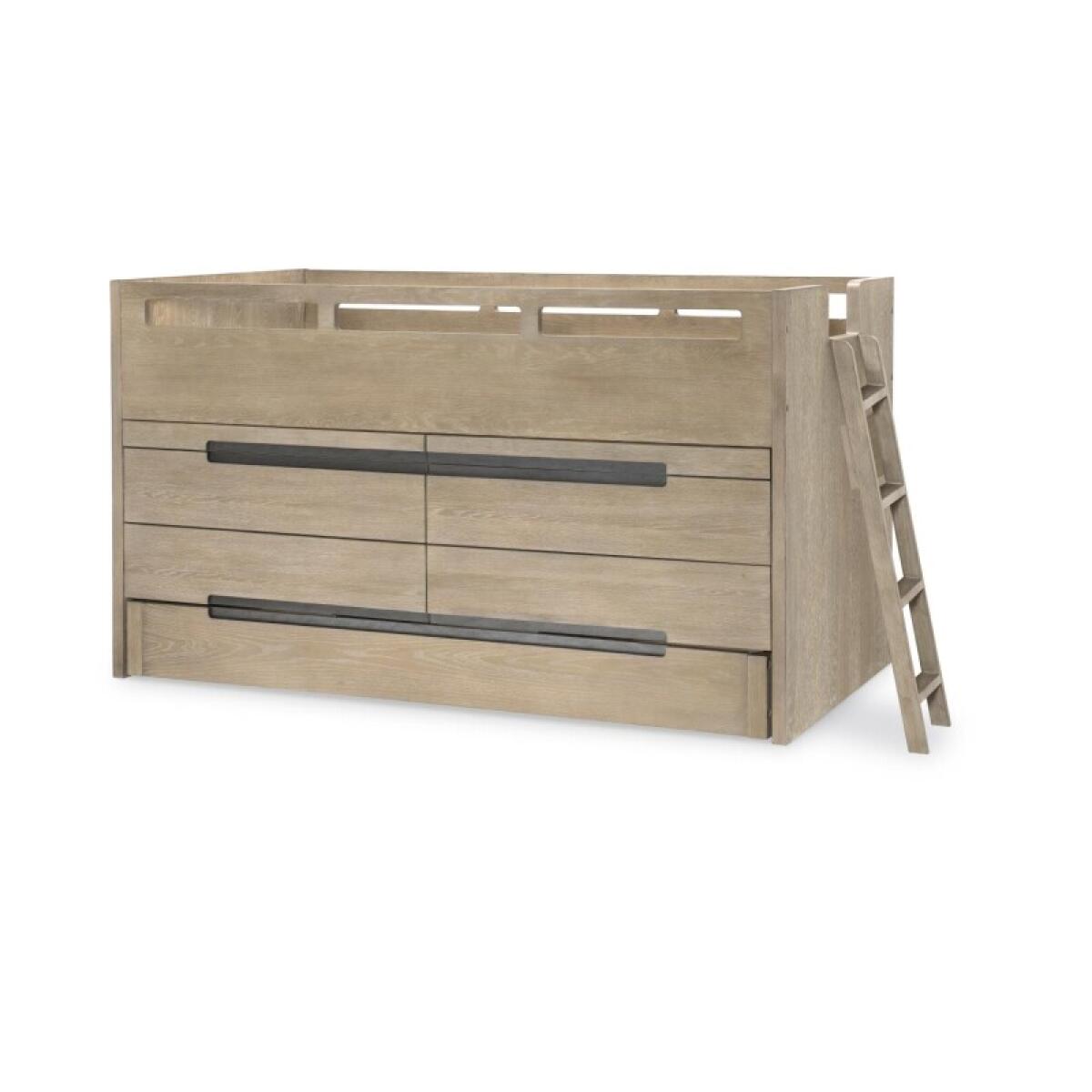 8a253f5e1c2923859430d2eba4053edb Complete Captains Bed 33 Weathered Oak Finish - Image 1