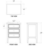 Eton 3 Drawer End Table - Image 9