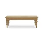 Madison Turned Leg Coffee Table - Image 4