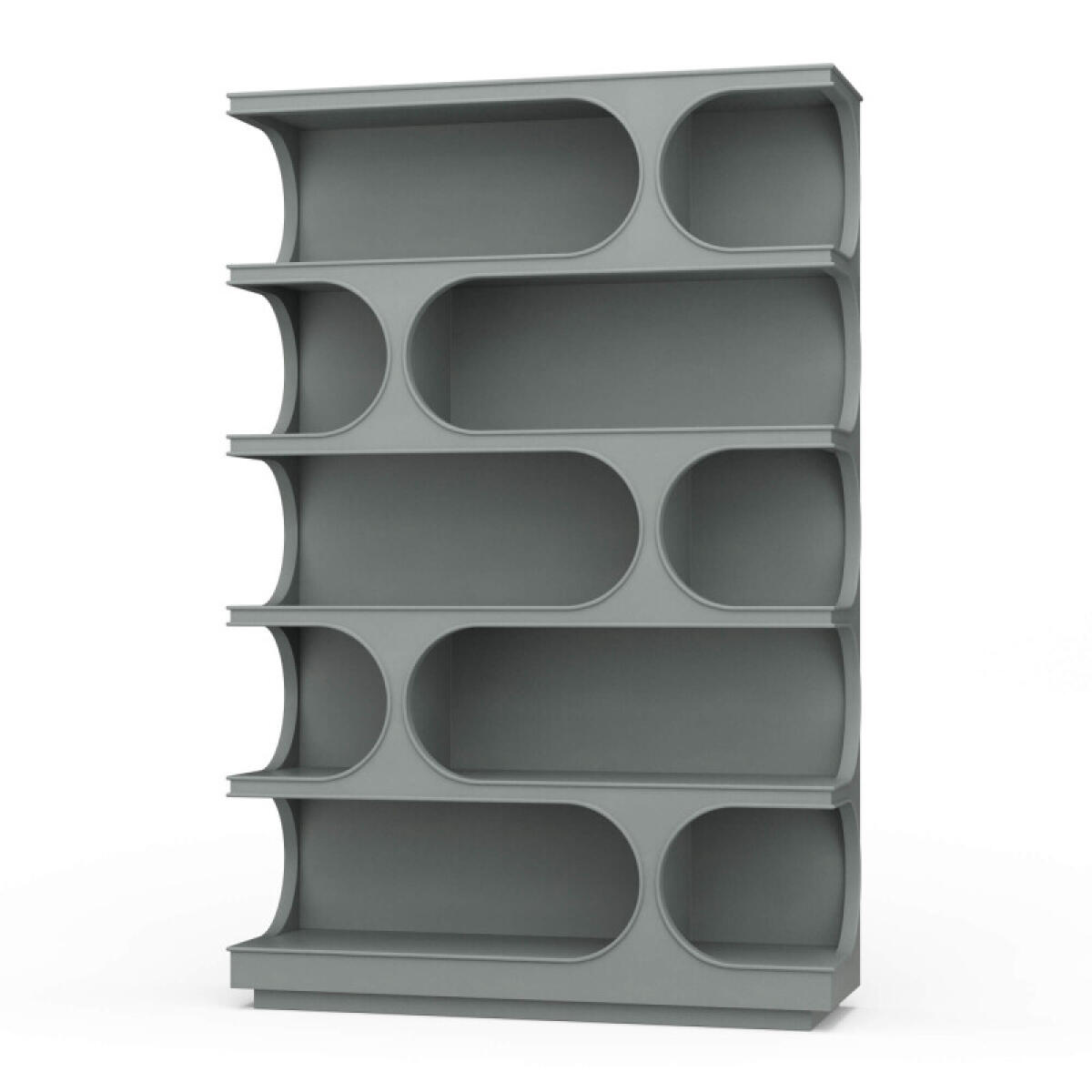 8a2ed4d33f44ad331c6e496d80522318 Vannes Crescent Bookcase - Image 1