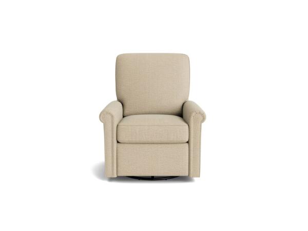 Thompson Panel Arm Swivel Glider Chair Chairs Bassett Furniture