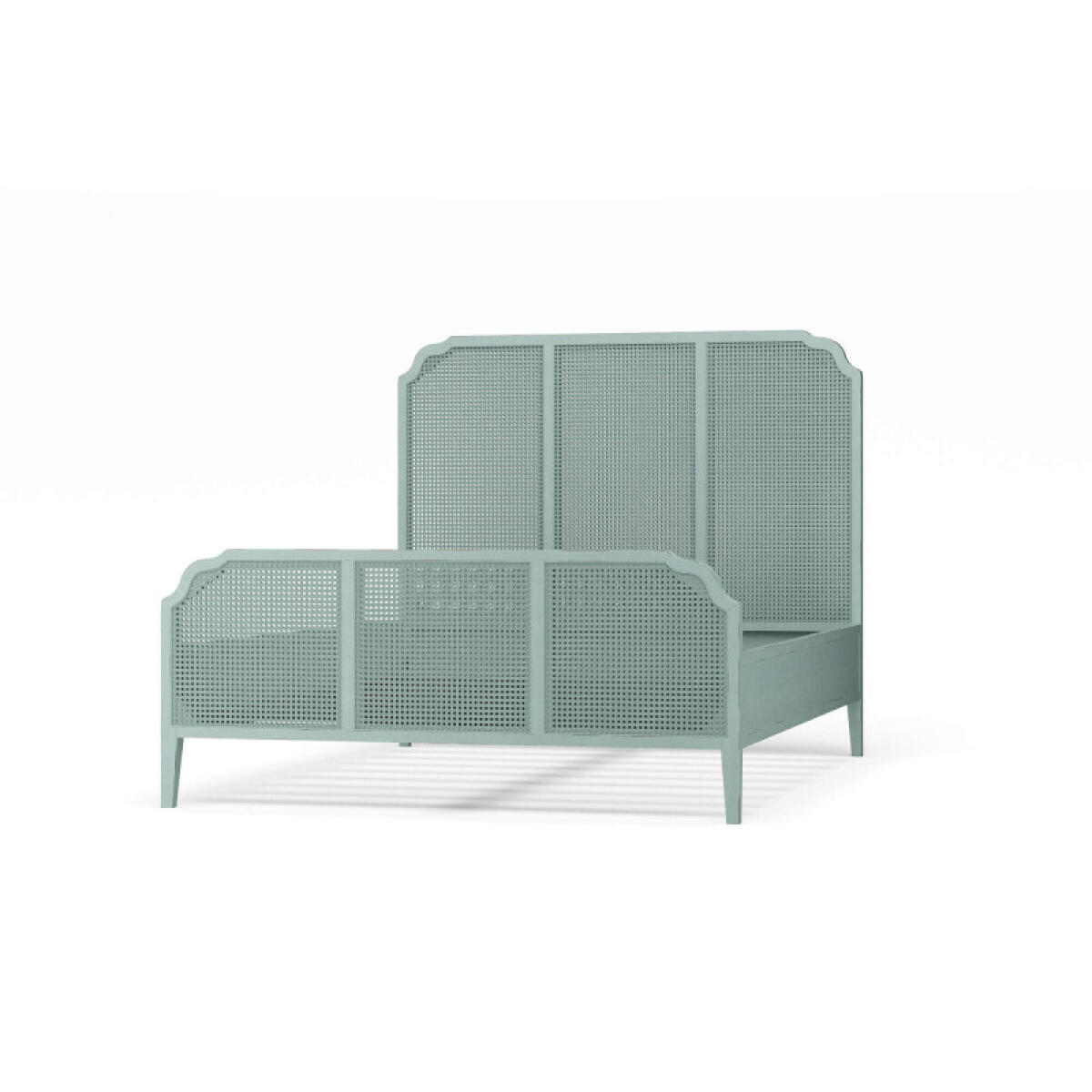 8a684d5e9b3a99230586728fd8bf107e Marisol Bed W/ Rattan - Image 1