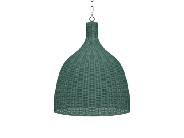 Hampton Rattan Pendant Large Lighting Bramble