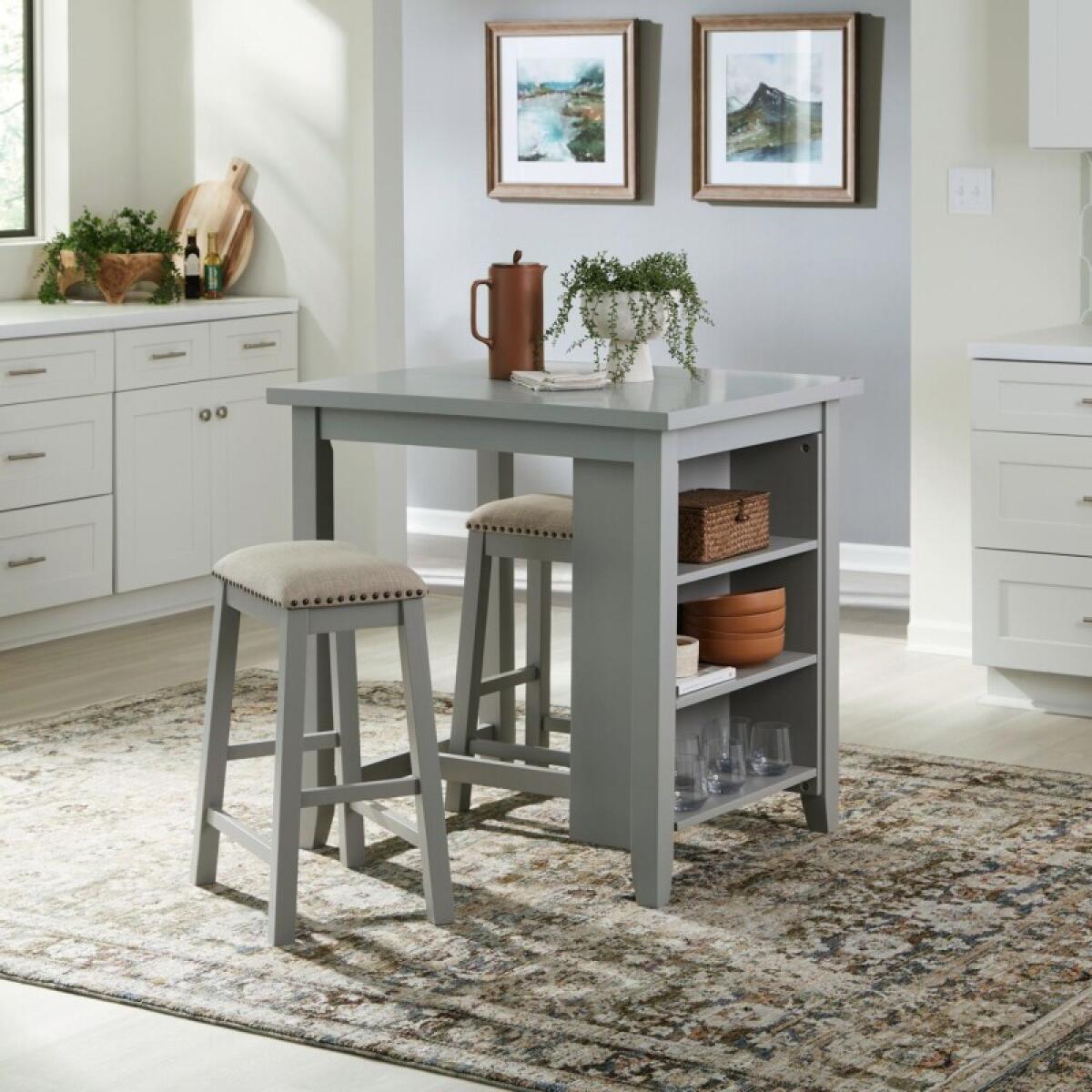 8a836fd37871775a72215c8913df9e8f Brook Creek 3 Piece Counter Set - Image 1