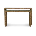 Tuscan Rush Nesting Console W/ Tempered Glass - Image 3
