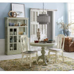 Farmhouse Round Table 42” Dining Tables Blue 13