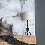 Twisted Root Table Lamp Lighting Black 11