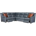 Sectionals 206 Robinson Reclining Sectional with Two-Piece Back Sectionals Blue 30