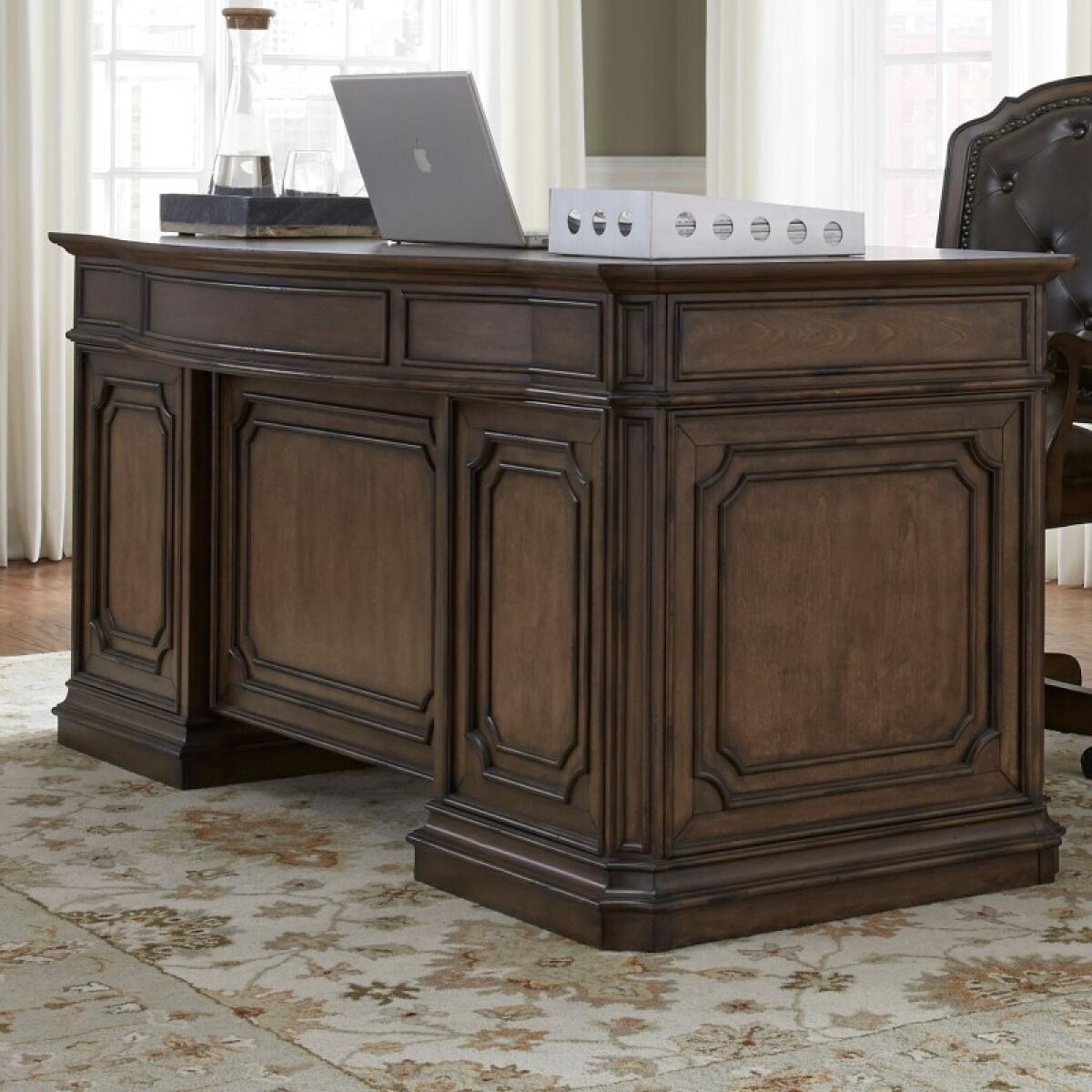 Amelia Jr Executive Desk Desks Antique Toffee 2 Amelia Jr Executive Desk Desks Antique Toffee 2