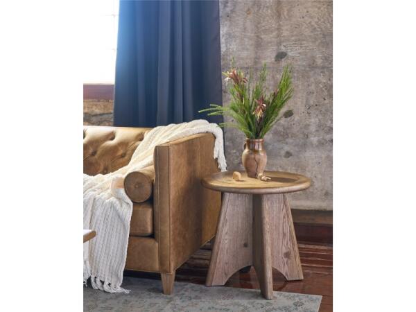 Griffith Park Sienna Round Side Table Chairside Tables Brown 6