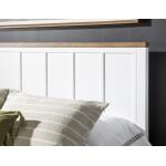 Complete Twin Panel Bed Natural White With Toasted Coconut Top And Aged Black Base 1568-4103K - Image 6