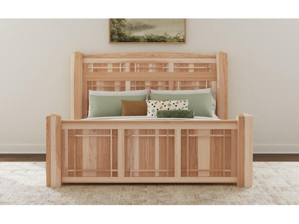 Amish Highlands Queen Arch Panel Bed – AHINT5070 Beds A-America