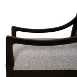 Milano Dining Chair W/ Upholstered Seat & Rattan Back - Image 10